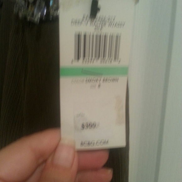 BCBG MaxAzria Brown Silk flouncy dress size 8 NWT - Picture 5 of 11